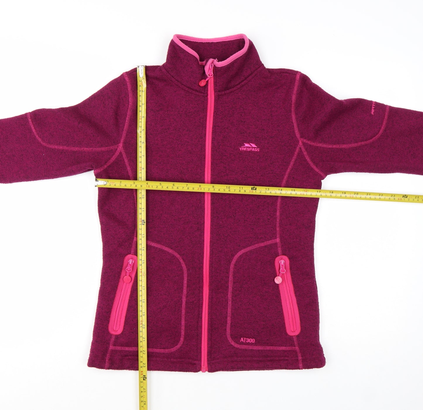 Trespass Women’s Purple Fleece Jacket Size S Full Zip Outdoor Wear