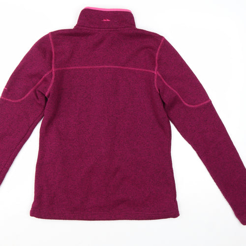 Trespass Women’s Purple Fleece Jacket Size S Full Zip Outdoor Wear