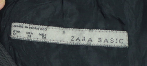 Zara Basic Women Grey Knee Length Bubble Hem Skirt Size 12