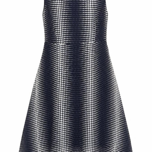 Wallis Women Blue Polka Dot Hi-Low A-Line Dress Size 14