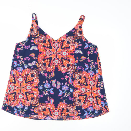 George Women Multicoloured Floral Camisole Top Size 12
