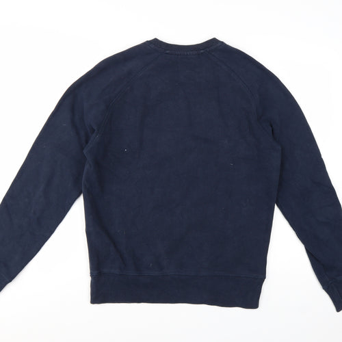Timberland Men's Blue Regular Fit Crew Neck Sweatshirt Size S