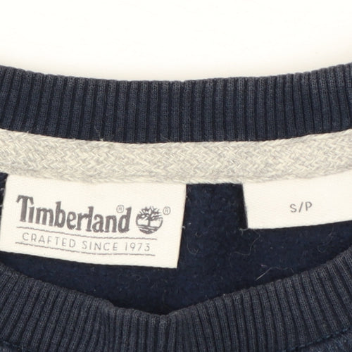 Timberland Men's Blue Regular Fit Crew Neck Sweatshirt Size S