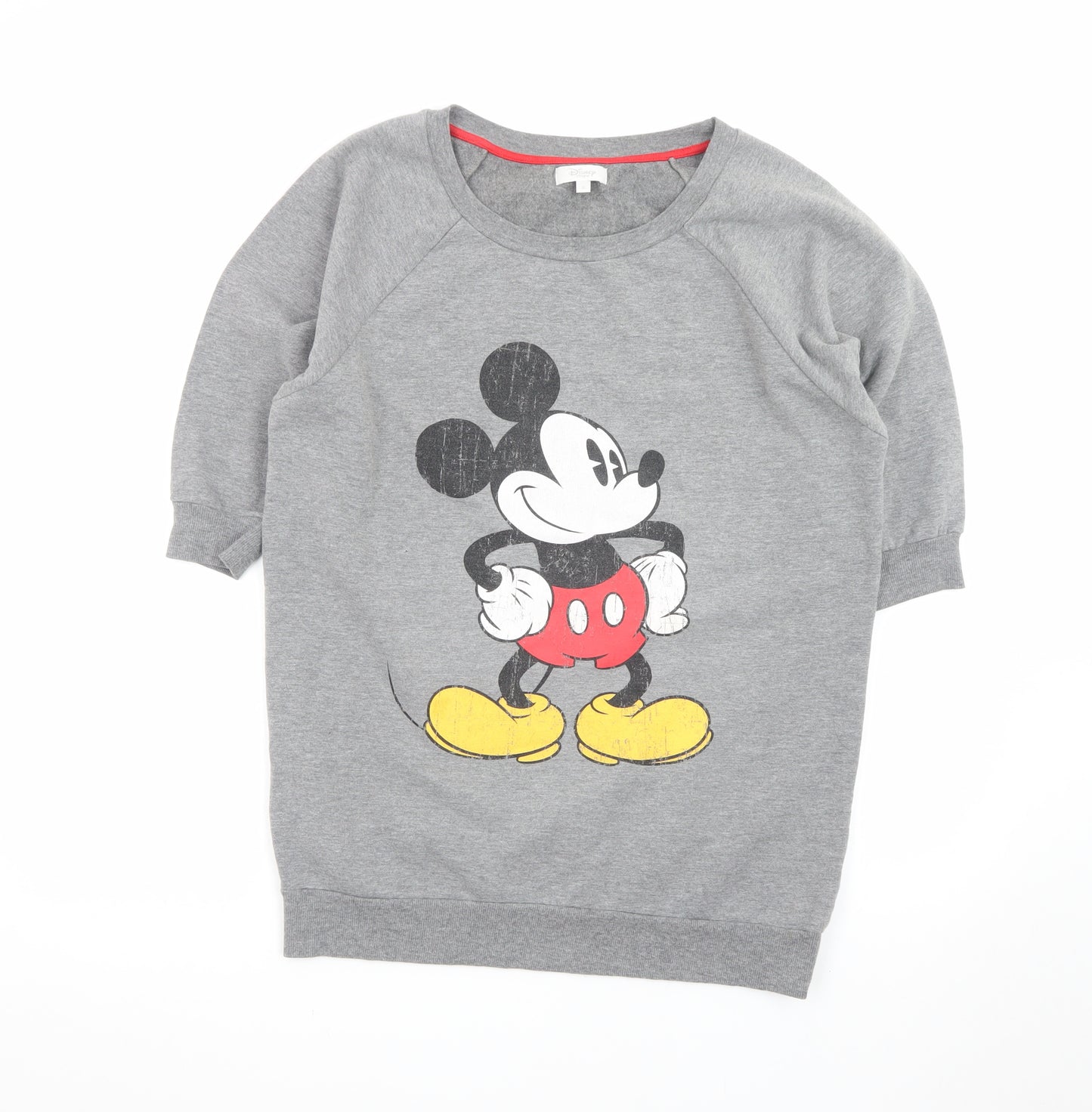 Disney Store Women's Grey Mickey Mouse Pullover Sweatshirt M
