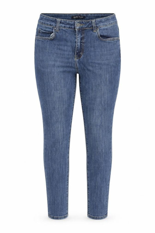 Texil3 Womens Blue Skinny Jeans Size 12 Stretch Denim