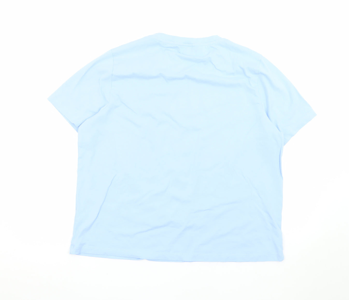 Marks and Spencer Women’s Blue Beaded Shell T-Shirt Size 18
