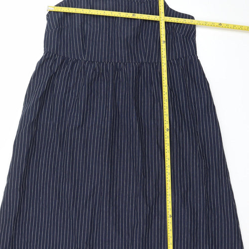 Marks and Spencer Women’s Blue Striped Sleeveless A-Line Dress Size 20