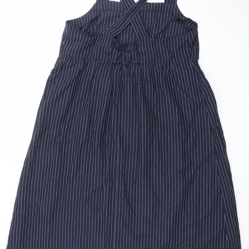 Marks and Spencer Women’s Blue Striped Sleeveless A-Line Dress Size 20