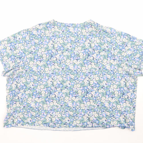 Old Navy Women’s Multicoloured Floral Relaxed Fit T-Shirt XXL