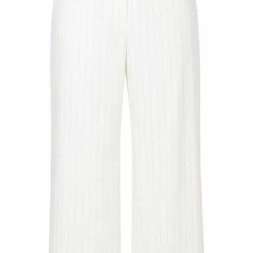 Next Women’s White Pinstripe Wide-Leg Dress Trousers Size 14 XL
