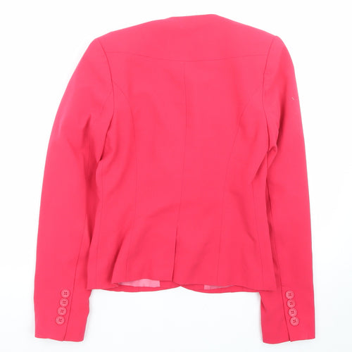 Orsay Women's Pink Slim Fit Single-Breasted Blazer Size 6