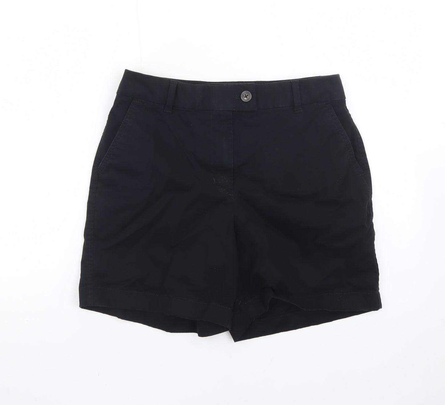 Marks and Spencer Women Black Size 12 Chino Shorts