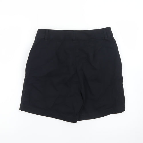 Marks and Spencer Women Black Size 12 Chino Shorts
