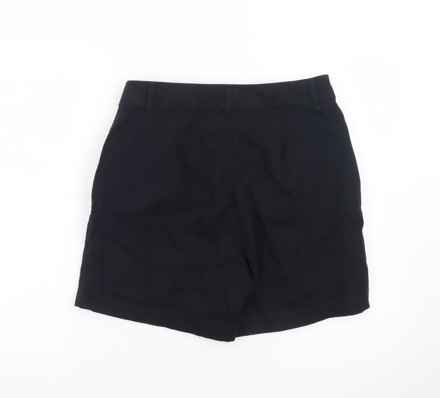 Marks and Spencer Women Black Size 12 Chino Shorts