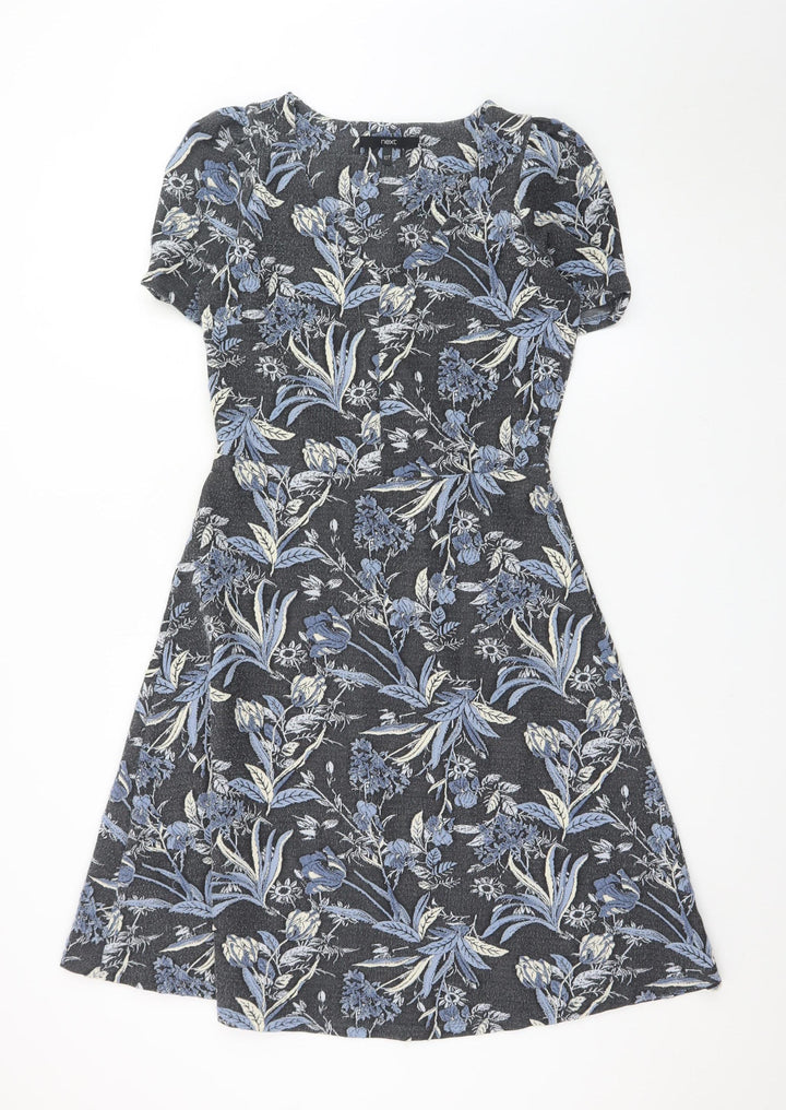 Next Women’s Multicoloured Floral A-Line Dress Size 10 Tall
