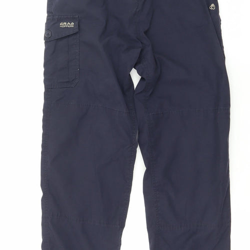 Craghoppers Kiwi Womens Blue Size 10 Cargo Travel Trousers