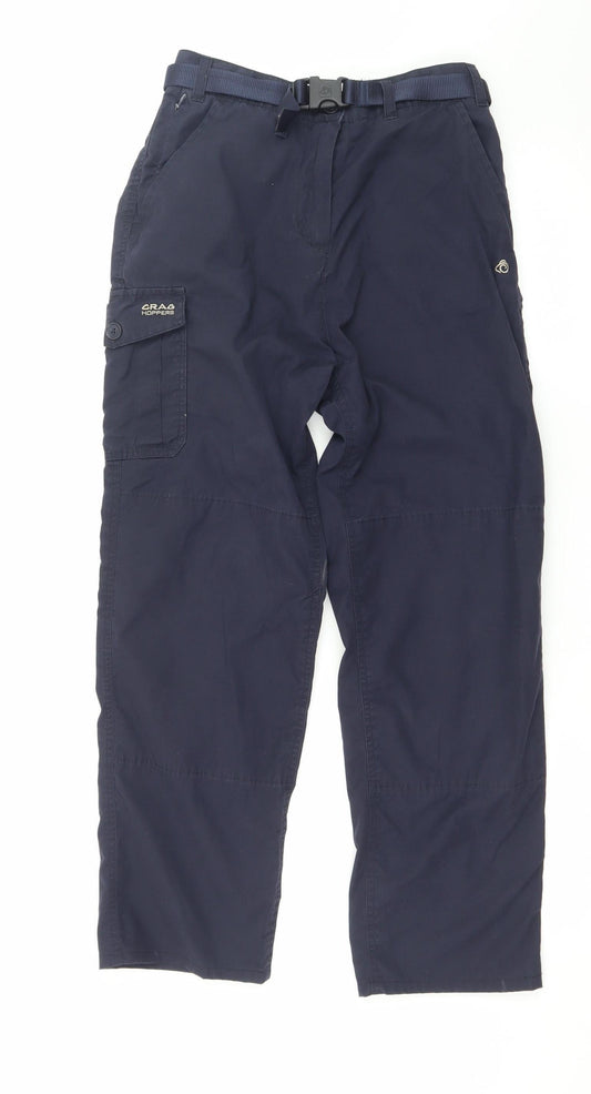 Craghoppers Kiwi Womens Blue Size 10 Cargo Travel Trousers