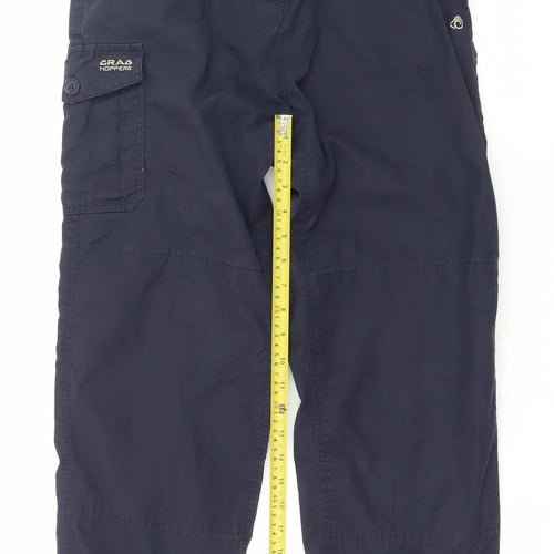 Craghoppers Kiwi Womens Blue Size 10 Cargo Travel Trousers