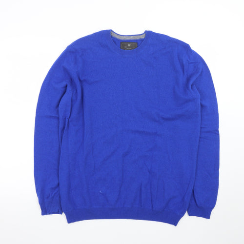 Marks and Spencer Women’s Blue Cashmere Crew Neck Jumper L