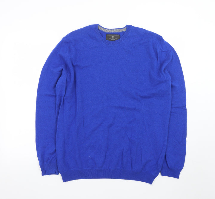 Marks and Spencer Women’s Blue Cashmere Crew Neck Jumper L