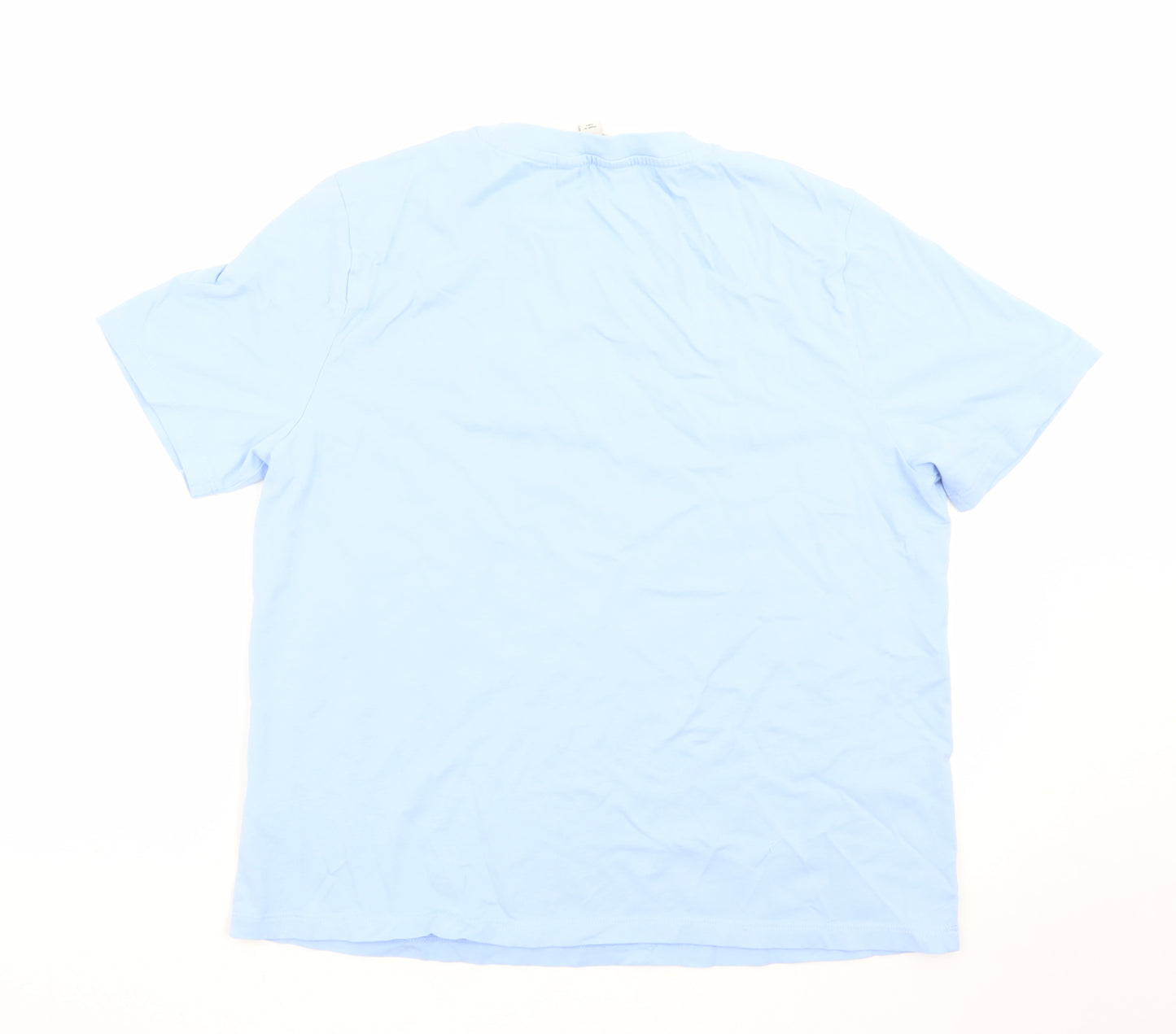 Marks and Spencer Women's Blue Embroidered Shell T-Shirt Size 14