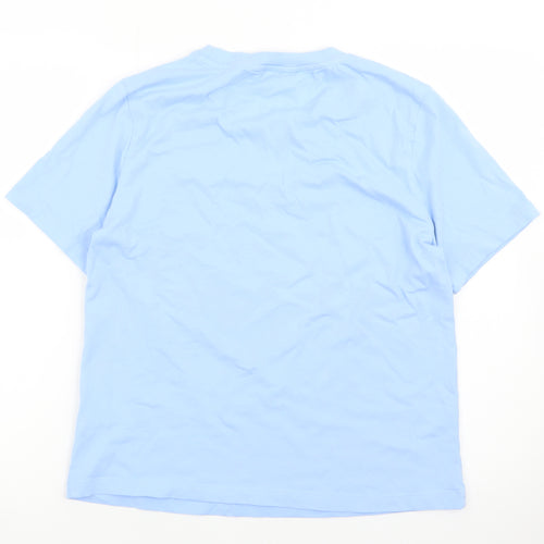 Marks and Spencer Womens Blue Beaded Shell T-Shirt Size 10