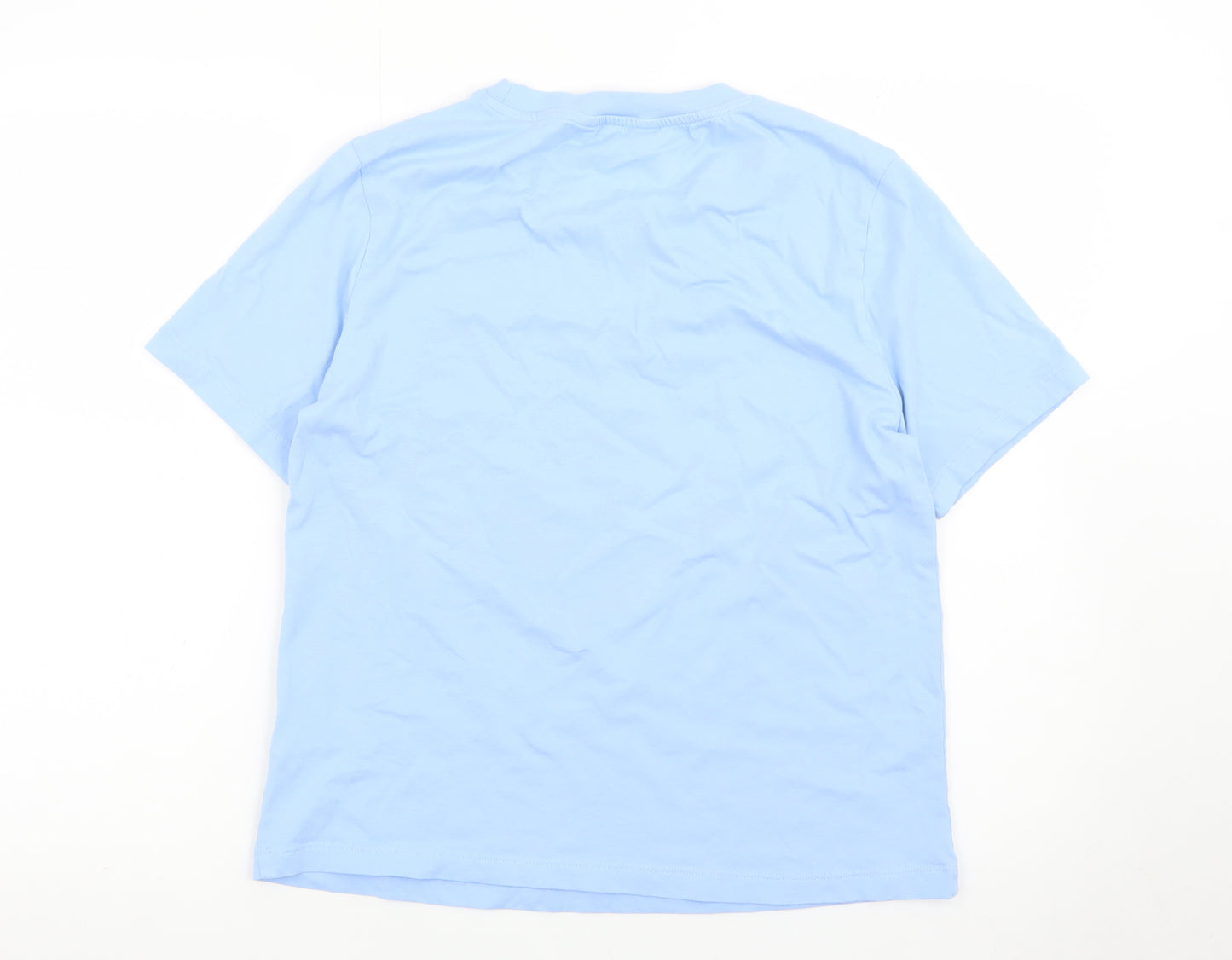 Marks and Spencer Womens Blue Beaded Shell T-Shirt Size 10