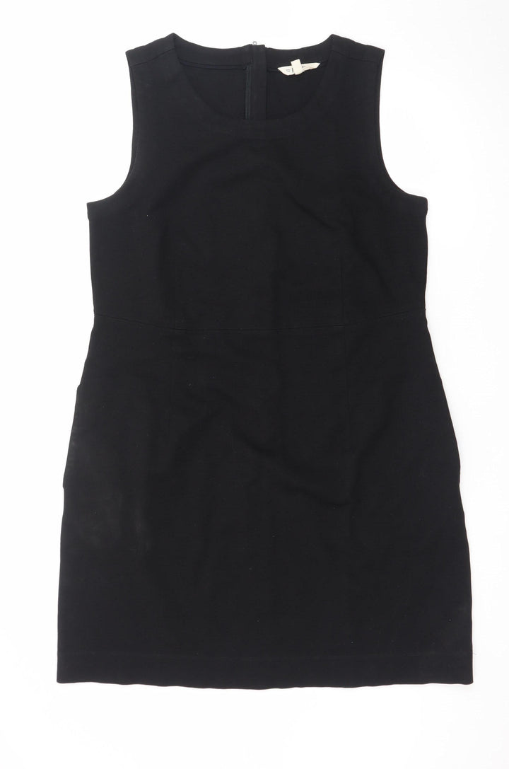 FatFace Women’s Black Sleeveless Shift Dress Size 14