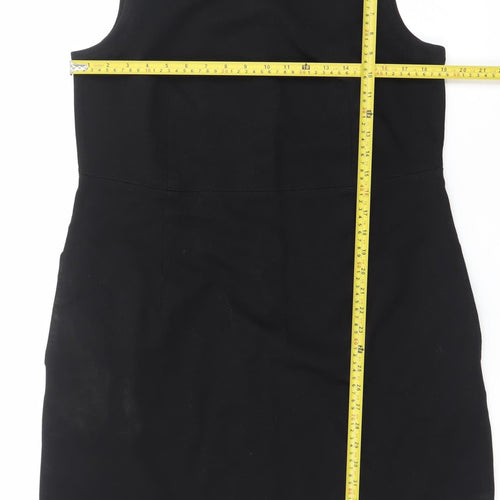 FatFace Women’s Black Sleeveless Shift Dress Size 14