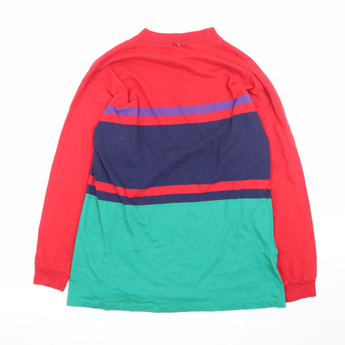 Cross Creek Men's Multicoloured Long Sleeve Crew Neck T-Shirt XL
