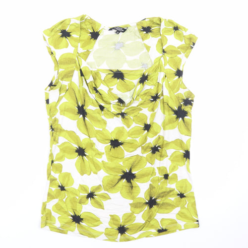 Debenhams Petite Floral Cowl Neck Blouse Top Women’s Size 14