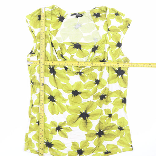 Debenhams Petite Floral Cowl Neck Blouse Top Women’s Size 14