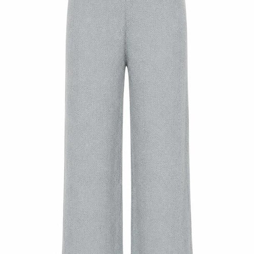 Zara Women’s Grey Wide-Leg Knit Trousers Size S