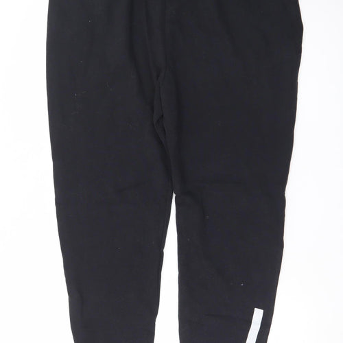Hollister Men’s Black XL Jogger Sweatpants with Logo Print