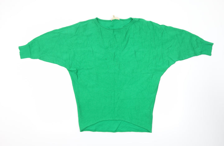 Phase Eight Women Green Relaxed Dolman Sleeve Knit Jumper S