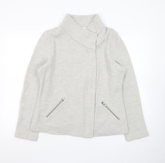 The White Company Women's Grey Wool Short Jacket Size 16