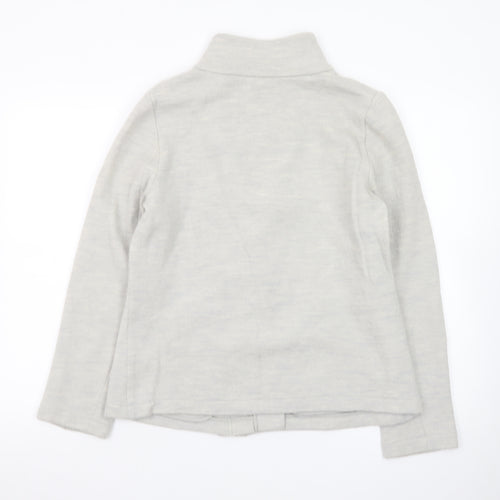 The White Company Women's Grey Wool Short Jacket Size 16