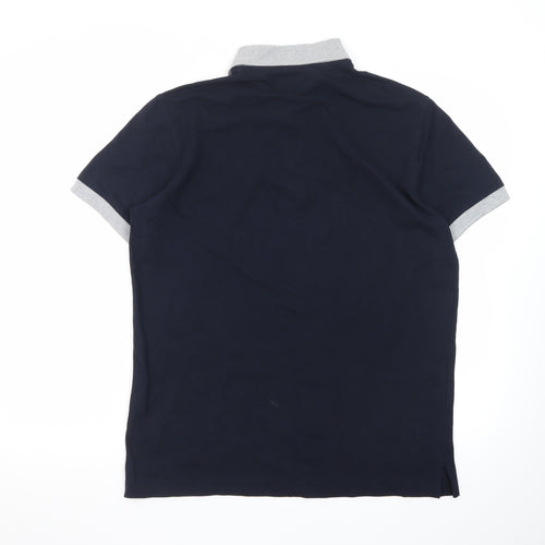 Australian by L'Alpina Men's Blue 2XL Cotton Polo Shirt