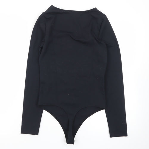 Abercrombie & Fitch Women's Black Long Sleeve Bodysuit, Size S Slim Fit