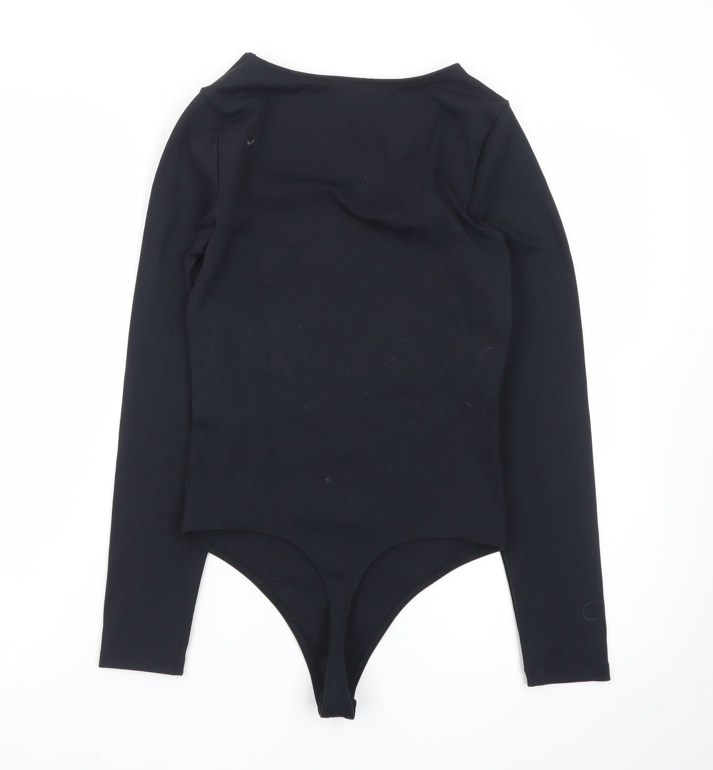 Abercrombie & Fitch Women's Black Long Sleeve Bodysuit, Size S Slim Fit