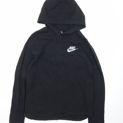 Nike Mens Black L Pullover Hoodie Long Sleeve Sportswear