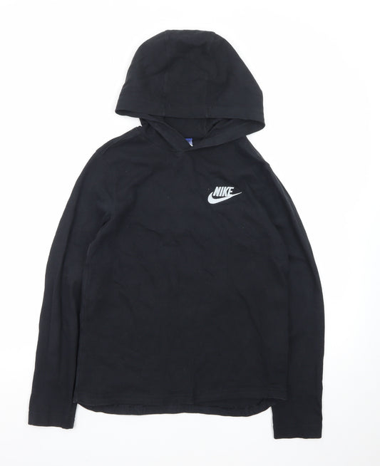 Nike Mens Black L Pullover Hoodie Long Sleeve Sportswear