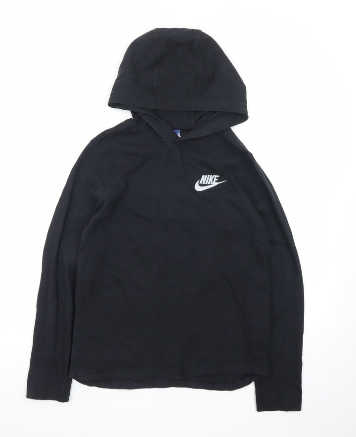 Nike Mens Black L Pullover Hoodie Long Sleeve Sportswear