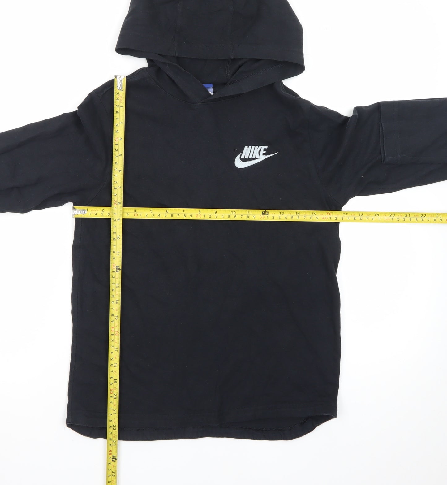 Nike Mens Black L Pullover Hoodie Long Sleeve Sportswear