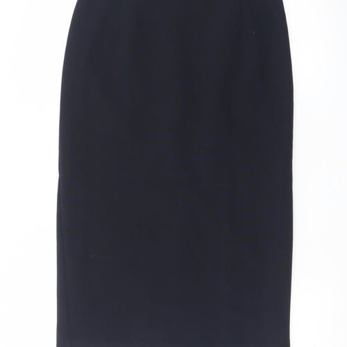 Marks and Spencer Women Black Size 8 Pencil Skirt Knee Length Workwear