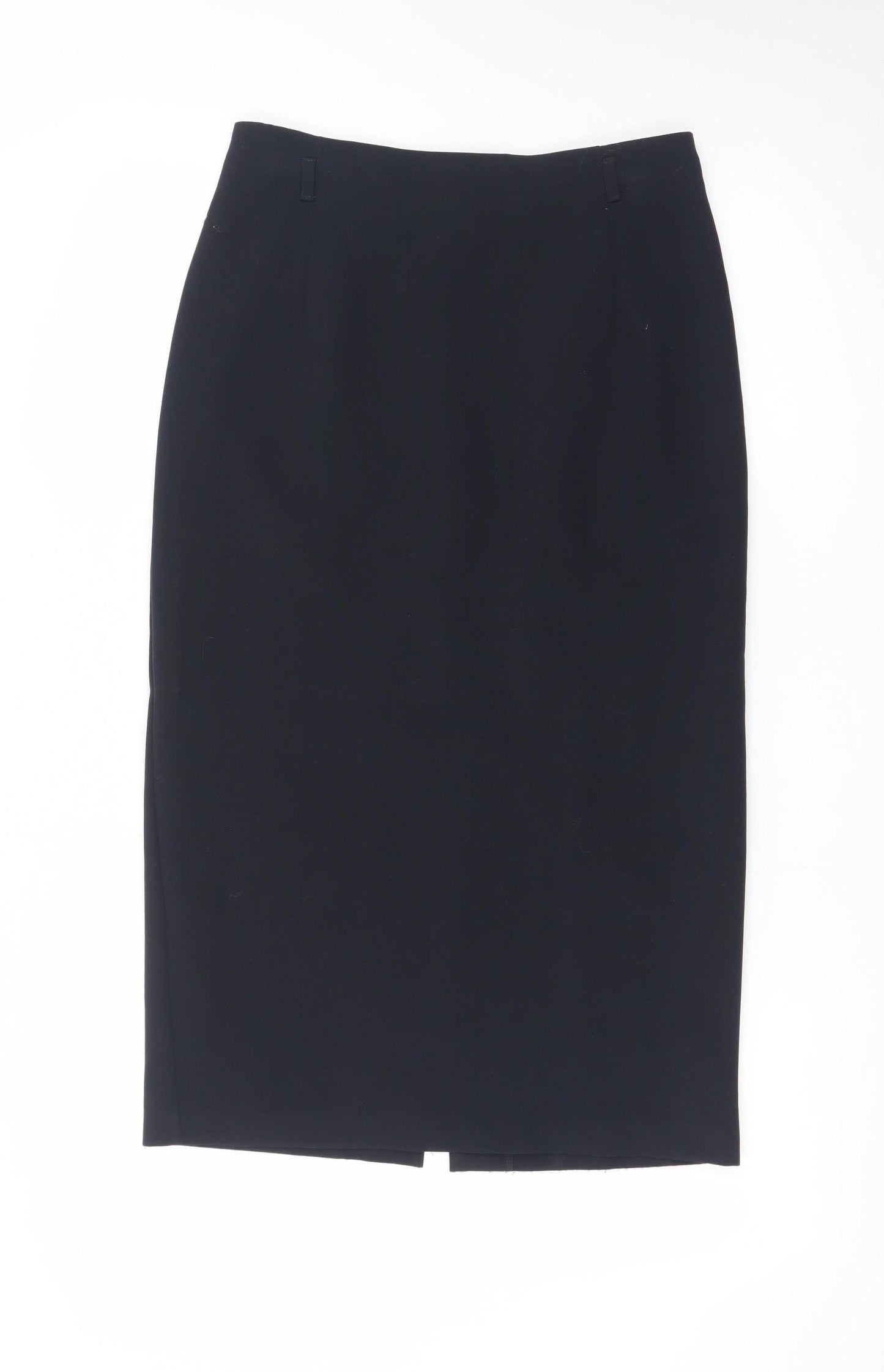 Marks and Spencer Women Black Size 8 Pencil Skirt Knee Length Workwear