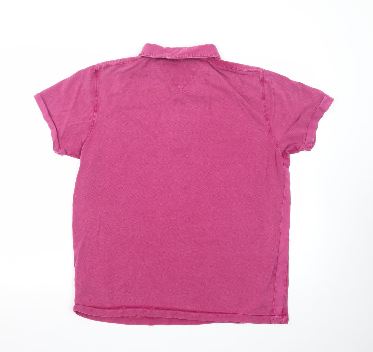 RJR John Rocha Men's Pink Short Sleeve Cotton Polo Shirt Size M