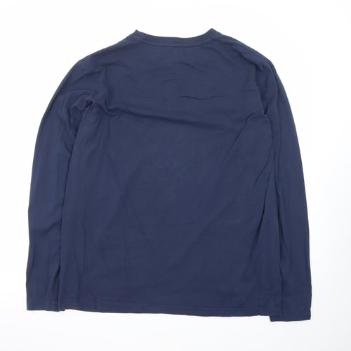 Berghaus Men's Blue XL Long Sleeve Cotton Outdoor T-Shirt