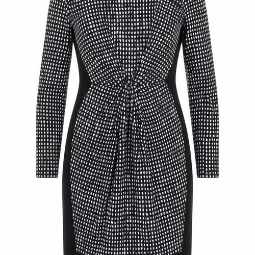 L.K. Bennett Women Black Geometric Sheath Dress Size 10