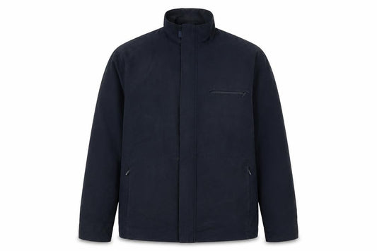 Debenhams Men's Blue Cotton Nylon Full Zip Jacket Size S